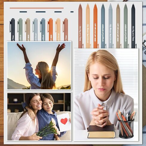 48 Pcs Pens Sobriety Gifts for Men Women Recovery Pens Addiction Recovery Sober Motivational Inspirational One Day at a Time Attitude of Gratitude Let Go and Let God Sobriety Gifts in Kuwait