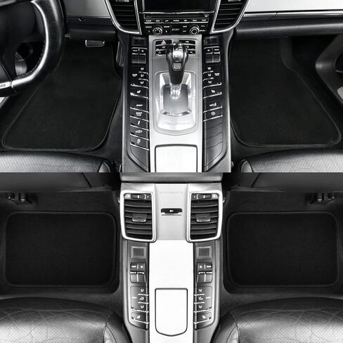 Mythoria Car Floor Mats Full Set Fit for Chevrolet Camaro LT SS ZL1 2010 2011 2012 2013 2014 2015 | Black, Velour Carpet | Waterproof, with Anti-Slip Backing in Kuwait