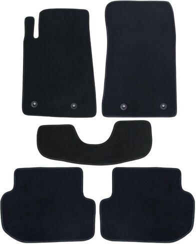 Mythoria Car Floor Mats Full Set Fit for Chevrolet Camaro LT SS ZL1 2010 2011 2012 2013 2014 2015 | Black, Velour Carpet | Waterproof, with Anti-Slip Backing in Kuwait