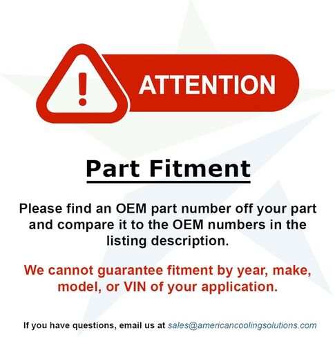 HD+ Forklift – MCFA Model Radiator 93B0110020 15.75" x 17.56" (25941) in Kuwait