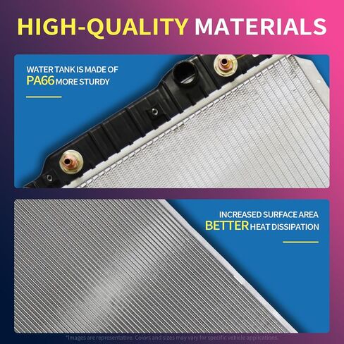 Radiator | Compatible with Honda Element 2007-2011 2.4L L4 | Compatible with HO3010219 19010PZDA11 19010PZDA62 in Kuwait