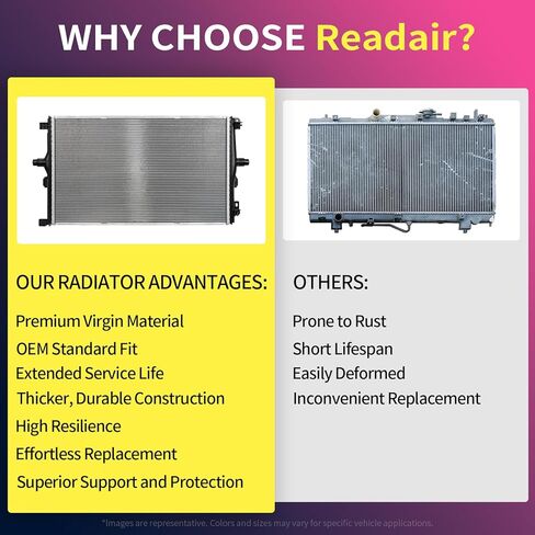 Radiator | Compatible with Honda Element 2007-2011 2.4L L4 | Compatible with HO3010219 19010PZDA11 19010PZDA62 in Kuwait