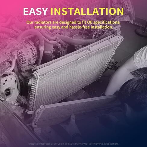 Radiator | Compatible with Honda Element 2007-2011 2.4L L4 | Compatible with HO3010219 19010PZDA11 19010PZDA62 in Kuwait