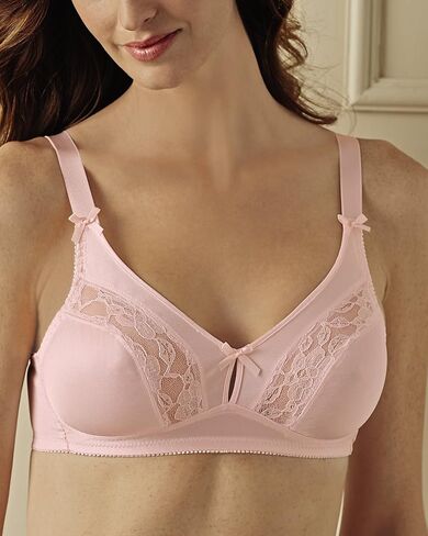 2-Pack Lace Keyhole Bras, White, 40B in Saudi Arabia