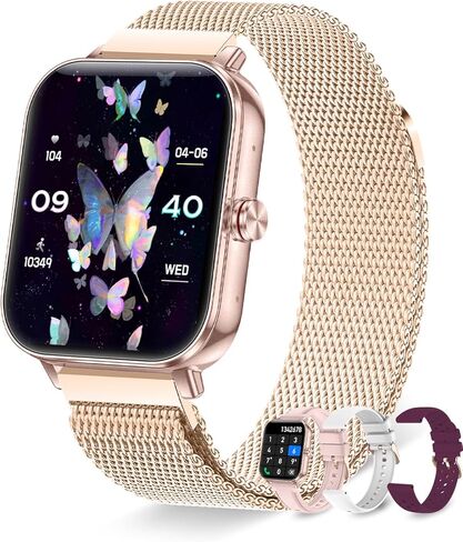 Betatree Smart Watch for Men Women, 1.85" HD Full Touch iPhone Android Smartwatch (Answer/Make Call), Waterproof Fitness Tracker with Heart Rate SpO2 Sleep Monitor Pedometer 20 Sport Modes AI Voice in Kuwait