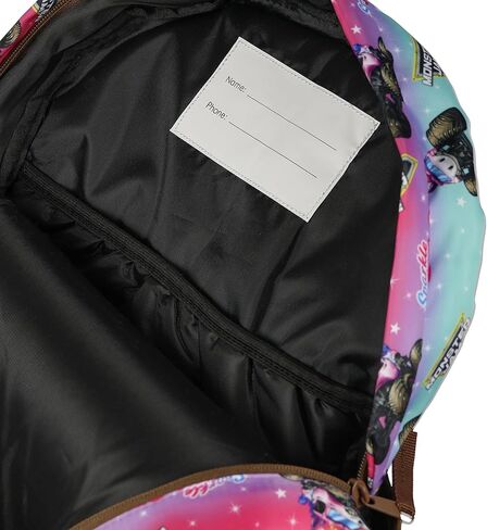 حقيبة ظهر INTIMO Monster Jam بتصميم سباركل سماش بالكامل مقاس 16 بوصة، حقيبة كتب بأكمام تقنية وأشرطة كتف قابلة للتعديل in Kuwait