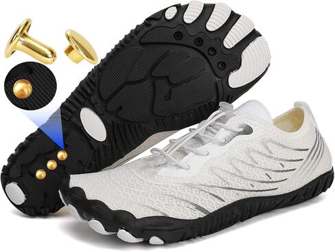 أحذية StoneLiquid Ground حافي القدمين للنساء والرجال مع نحاس، صندوق عريض عند الأصابع، أحذية مشي مسامية للأنشطة الخارجية in Kuwait