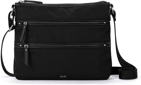 محفظة Sak Esperato Crossbody - حقيبة يد صديقة للبيئة من نسيج التويل للاستخدام اليومي والسفر - إغلاق بسحاب وحزام قابل للتعديل in Saudi Arabia