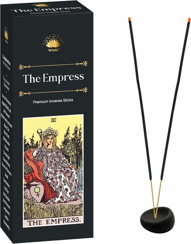 The Empress Hexa Premium Incense Sticks Tarot-Inspired Hexa Premium Incense Sticks – Abundance, Creativity, and self-Love, Manifestation Rituals, Handcrafted in India, Pack of 6, 20 Sticks per Pack. in Saudi Arabia