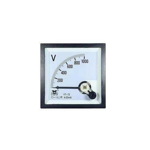 CP72 4-20mA Input Analog Voltmeter 100V 500V 800V1000V Transmitter with BE72YT72(500V 4-20mA) in Kuwait