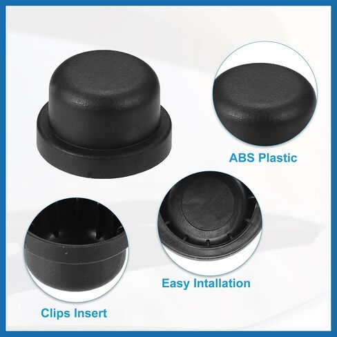 Front Windshield Wiper Arm Nut Cover Cap Black Fit for Cadillac Escalade ESV 2009-2014 - Pack of 1 Item Replacement in Saudi Arabia