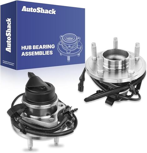 AutoShack Front Wheel Hub Bearing Assemblies Left & Right with ABS Replacement for 2005-2011 Ford Crown Victoria 2005-2011 Mercury Grand Marquis 2005-2011 Lincoln Town Car 2-PC Set in Saudi Arabia