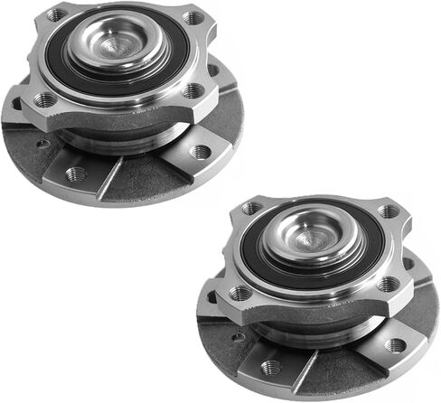 PM Auto Pair of 2 Front Wheel Hub Bearing Assembly Replacement for 2006-2010 BMW 550I V8 4.8L in Saudi Arabia