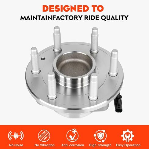 2WD محور العجلة الأمامية تحمل الجمعية لكاديلاك إسكاليد لشيفي تاهو/سيلفرادو 1500/أفالانش/الضواحي 1500 لجي إم سي يوكون سييرا 1500 6 العروة ث/ABS يستبدل 515097 2 قطعة in Kuwait