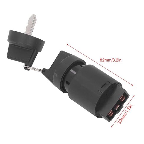 Excavator Ignition Switch, ABS Ignition Start Switch, 5Pin Ignition Starter Part with 2Pcs Keys, Starter Key Switch Replacement for Cape Generator 6500 6700 427 186F in Kuwait