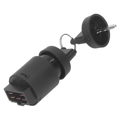 Excavator Ignition Switch, ABS Ignition Start Switch, 5Pin Ignition Starter Part with 2Pcs Keys, Starter Key Switch Replacement for Cape Generator 6500 6700 427 186F in Kuwait