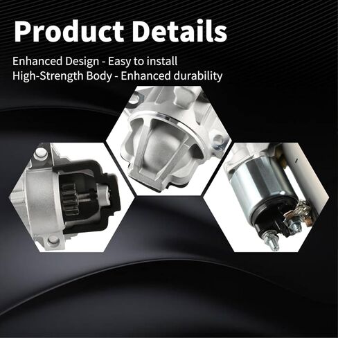 0001180602 Starter Motor for Ford EcoSport 2018-2022 Escape 2017-2019 Fusion 2017-2020 Lincoln MKC 2017-2019 MKZ 2017-2020 L4 2.0L 0001180603 GV6Z11002A in Saudi Arabia