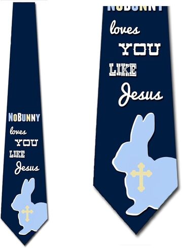 Three Rooker Religious Ties Mens Easter Necktie in Saudi Arabia