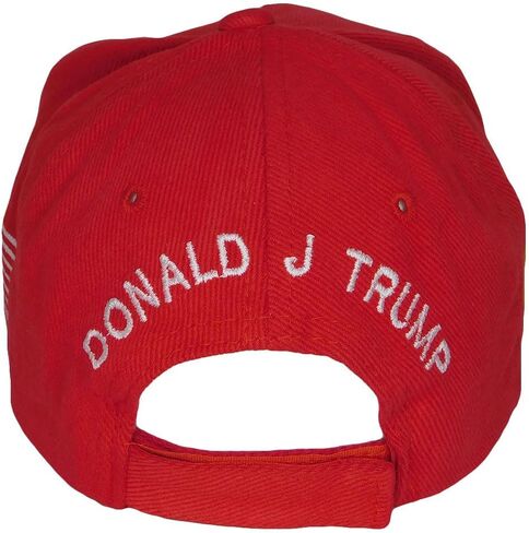 47 Signature Donald J Trump Presidential Seal USA Red Cotton Embroidered Cap Hat in Saudi Arabia