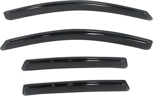 IKON MOTORSPORTS in Channel Window Visors Compatible with 2012-2016 Honda CR-V, Slim Style Acrylic Smoke Rain Guards, Side Window Wind Deflectors 4PCS in Saudi Arabia