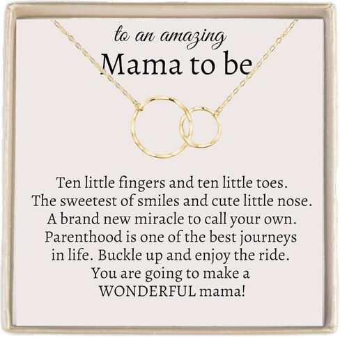 IPINK-Mom To Be Necklace - First Time Gift for Expecting Mother - Newborn Essentials - New Mom Jewelry - Pregnant Women Gifts in Kuwait
