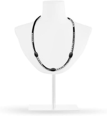 Sports Accessory for Nikken Kenko Powerband Necklace 19084, Black Cord Sports Necklace for Men & Women, Comfortable, Durable & Flexible Silicone Band for Active Lifestyles, Water-Resistant Design in Saudi Arabia