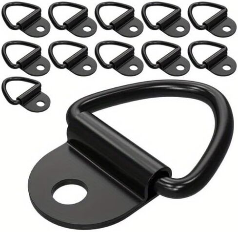 10Pcs Stainless Steel D Shape Pull Hook Tie Down Anchor Ring for Truck Trailer RV Boat Cargo Accessories in Saudi Arabia