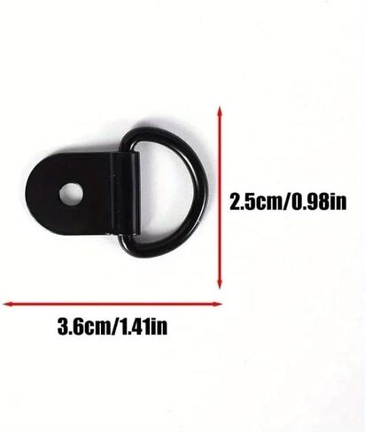 10Pcs Stainless Steel D Shape Pull Hook Tie Down Anchor Ring for Truck Trailer RV Boat Cargo Accessories in Saudi Arabia