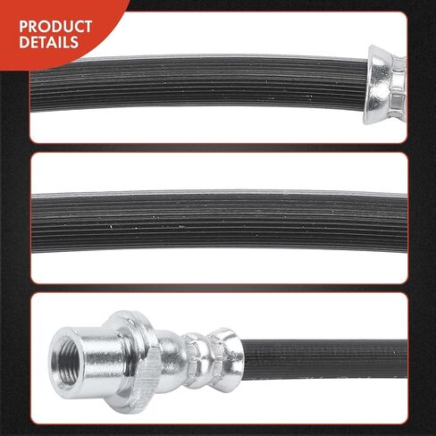A-Premium Brake Hydraulic Hose Compatible with Toyota and Scion Models - Sienna 2011-2014, iQ 2012-2015 in Saudi Arabia