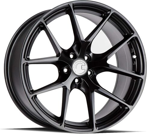 Aodhan AFF7 Wheel : 18x8.5, 5x112 Bolt Pattern, 66.6mm Hub bore, 35mm Offset - Matte Black in Kuwait