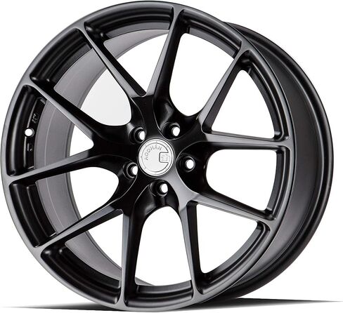 Aodhan AFF7 Wheel : 18x8.5, 5x112 Bolt Pattern, 66.6mm Hub bore, 35mm Offset - Matte Black in Kuwait
