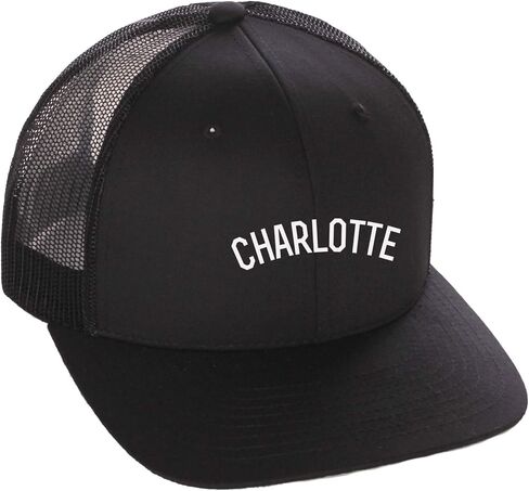 Daxton USA Cities Trucker Mesh Structured Hat Mid Profile Snapback Cap in Saudi Arabia