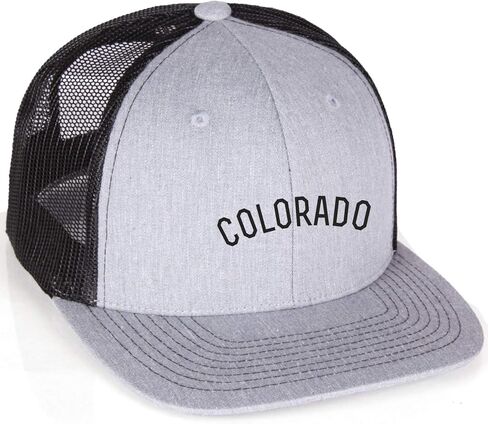 Daxton USA Cities Trucker Mesh Structured Hat Mid Profile Snapback Cap in Saudi Arabia