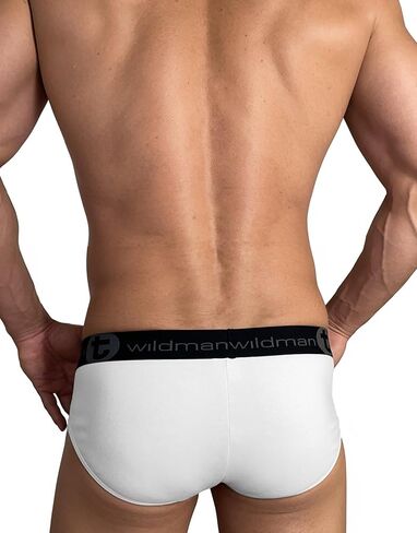 Wildmant Cotton Monster Cock Brief White in Saudi Arabia