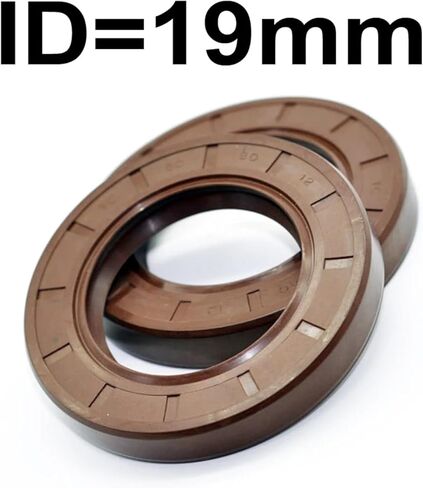 1/2PC ID 19 MM Oil Seal Brown Fluoro Fluorine Rubber Hydrauli Spring Ring Gasket 19x28x7 19x30x5 19x30x7(19x32x8 2PCS) in Saudi Arabia