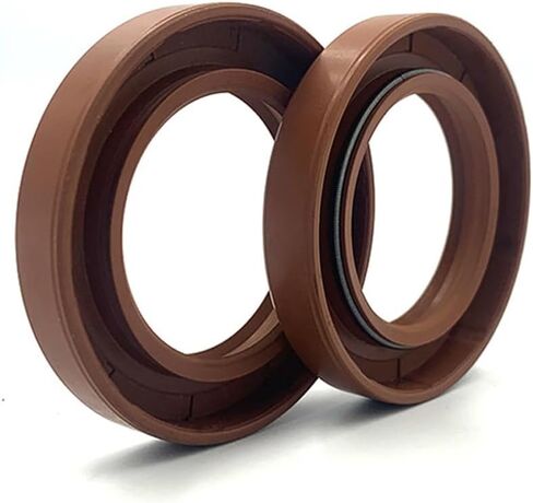 1/2PC ID 19 MM Oil Seal Brown Fluoro Fluorine Rubber Hydrauli Spring Ring Gasket 19x28x7 19x30x5 19x30x7(19x32x8 2PCS) in Saudi Arabia