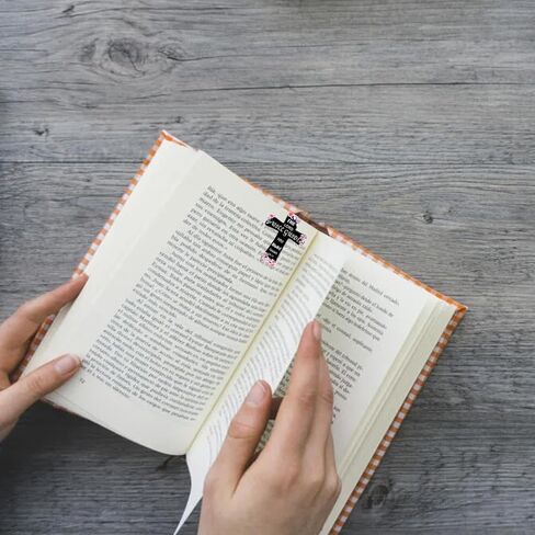 24 قطعة من الإشارات المرجعية المغناطيسية مقاس 2.16 بوصة، إشارات مرجعية مغناطيسية متقاطعة مسيحية، هدايا دينية للنساء، ملحقات دراسة الكتاب المقدس، مع مغناطيس قوي in Kuwait