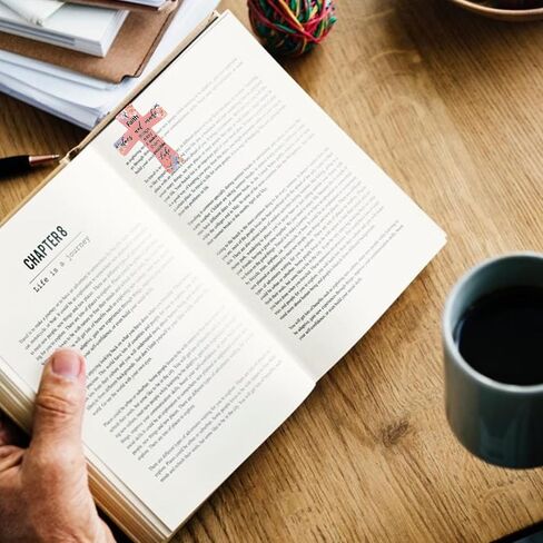 24 قطعة من الإشارات المرجعية المغناطيسية مقاس 2.16 بوصة، إشارات مرجعية مغناطيسية متقاطعة مسيحية، هدايا دينية للنساء، ملحقات دراسة الكتاب المقدس، مع مغناطيس قوي in Kuwait