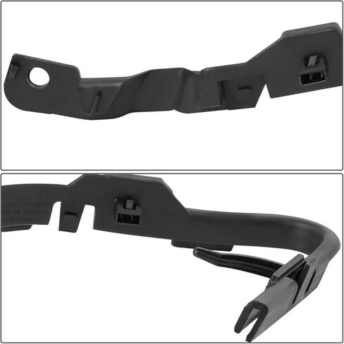 Auto Dynasty CH1043120 Front Bumper Cover Support Bracket Compatible with Chrysler Town and Country Dodge Grand Caravan 2008-2020, Passenger Right Side, Polished Black in Saudi Arabia