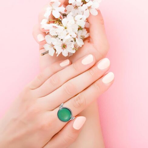 10 قطع من خواتم المزاج من SOIMISS - خاتم مزاج عتيق قابل للتعديل يتغير الألوان للنساء - للاستخدام اليومي أو المناسبات تصميم مفتوح قابل للتكديس in Kuwait