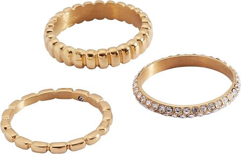 Alex and Ani Ribbed Stacking Ring Set of 3 in Saudi Arabia