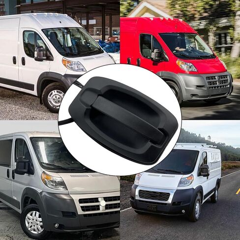 5RK14JXWAB Sliding Door Handle with Cable,Compatible with Promaster 2014-2018 1500 2500 3500 Right Passenger Side (Black) in Kuwait