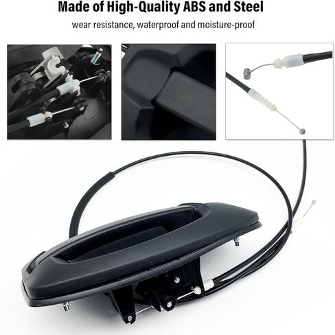 5RK14JXWAB Sliding Door Handle with Cable,Compatible with Promaster 2014-2018 1500 2500 3500 Right Passenger Side (Black) in Kuwait