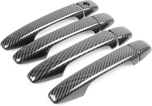 YINGTUU for Subaru WRX WRX STI 2015-2021 XV Crosstrek 2013-2017 Forester 2013-2018 Outback 2015-2025 ملحقات غطاء مقبض الباب زخارف خارجية (بدون فتحة مفتاح ذكية) in Kuwait
