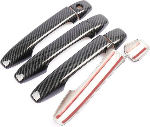 YINGTUU for Subaru WRX WRX STI 2015-2021 XV Crosstrek 2013-2017 Forester 2013-2018 Outback 2015-2025 ملحقات غطاء مقبض الباب زخارف خارجية (بدون فتحة مفتاح ذكية) in Kuwait