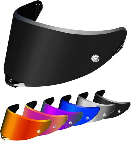 PSLER Pista GP RR visor - Pista Helmet Visor Motorcycle Face Shield Replacement for Pista GPR CORSA-R Pista GPRR RACE 3,Black in Kuwait