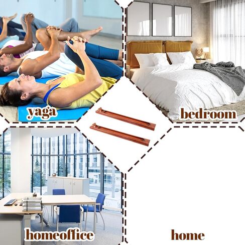 قطعتان من حامل البخور الخشبي للعصي بزاوية قابلة للتعديل، مبخرة من خشب الورد الطبيعي مقاس 9.5 بوصة مع جامع رماد البخور، مبخرة منزلية للتأمل واليوجا والاسترخاء وديكور المنزل in Kuwait