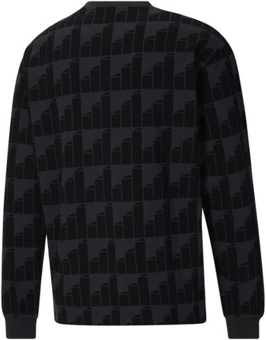 PUMA Mens Cordae Crew Neck Long Sleeve Casual Tops Casual - Black in Saudi Arabia