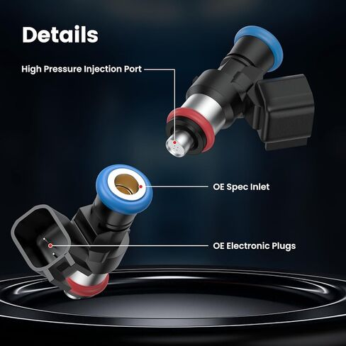 Fuel Injectors Compatible with Ford F-150 2017-2020 GT 2017-2022 Expedition Lincoln Navigator 2018-2021,3.5L,V6,HL3Z9F593A Set of 6 in Kuwait