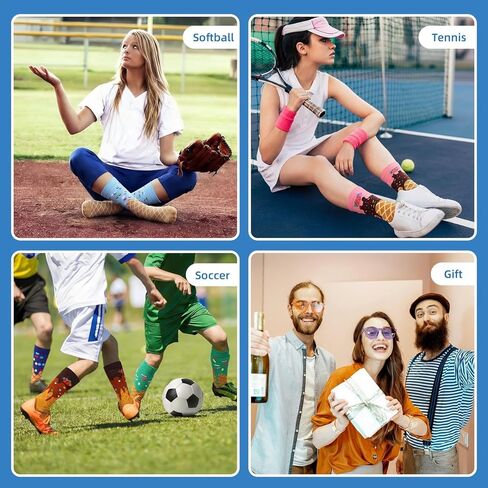 6 Pairs 21st Birthday Gifts Ideas Socks, 21st Birthday Gifts for Her Him, Ideal Gifts for 21 Year Old Woman Men Casual Socks High Ankle Socks(21st Birthday) in Kuwait